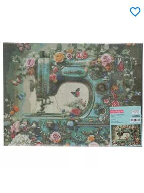 Hobby Lobby Sewing Machine Floral Diamond Art Craft Kit, Spring 2026